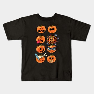 Halloween emojis Kids T-Shirt